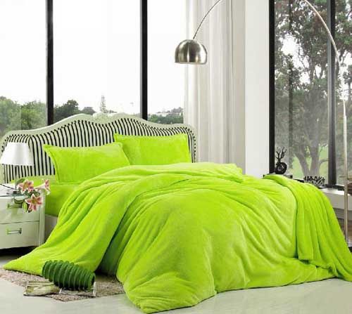 夏季绿色清新床品推荐 使人感到自然和谐(图)