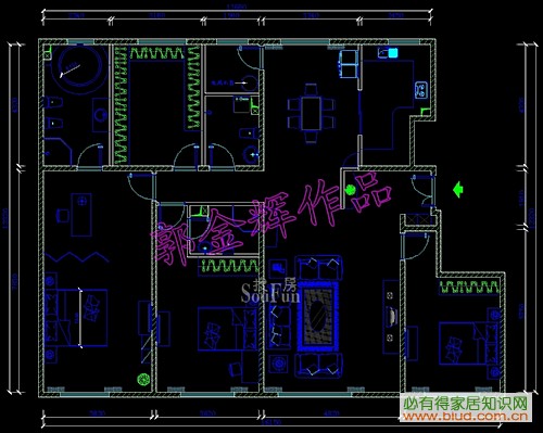 北纬40度-欧美风情-四居室_看装修案例