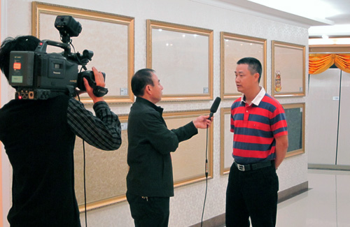 景德镇市电视台专访冯红健董事长