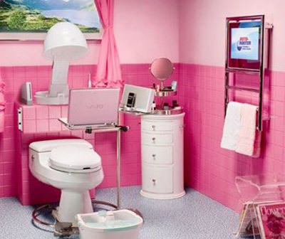 电子产品已经装配到卫浴空间的各个角落——无处不现代
