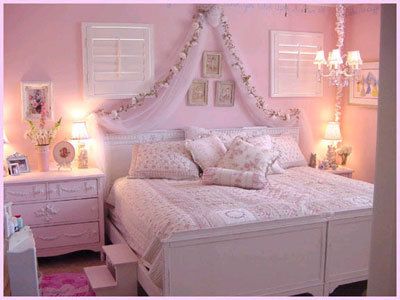 甜美可爱的粉色卧室帮每个女孩实现自己的公主梦想