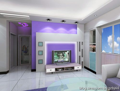 客厅正流行的几类电视背景墙效果