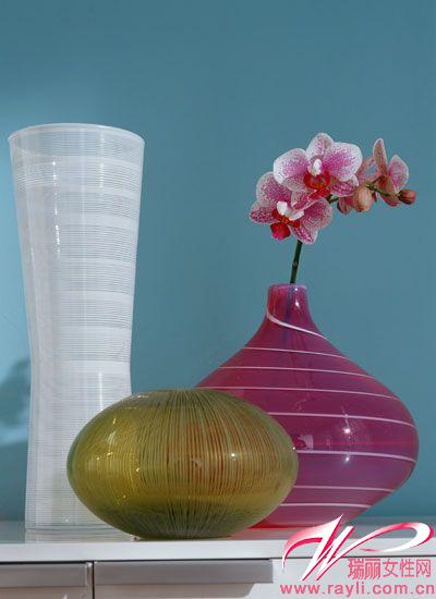 条纹花瓶