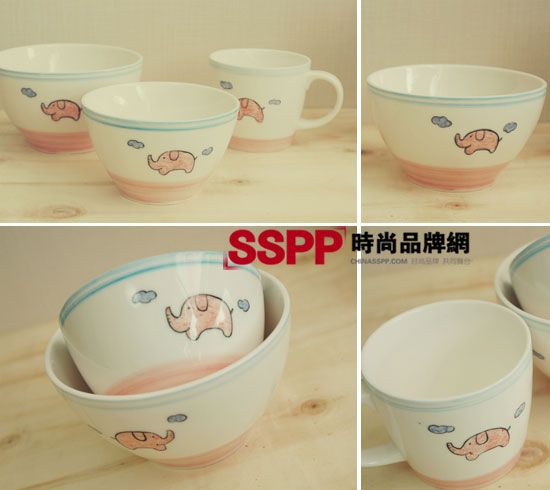 韩国design haru手绘工艺茶具