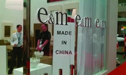 一家以色列展商直接摆出了“MADEINCHINA”的招牌