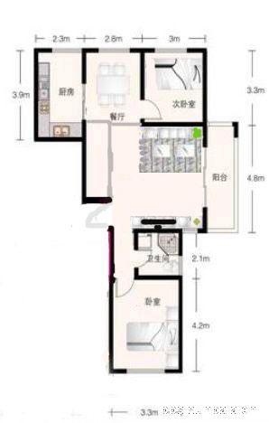 手枪型户型风水实例解析