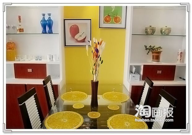 85平简洁明快小屋 黄色餐厅大增食欲(图) 