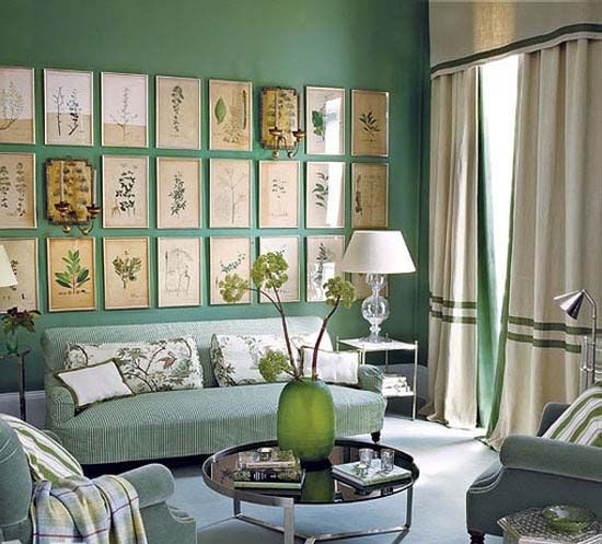 美式多姿多彩客厅  融入多种墙漆营造 