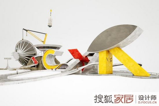 是3D字体还是概念建筑？ 