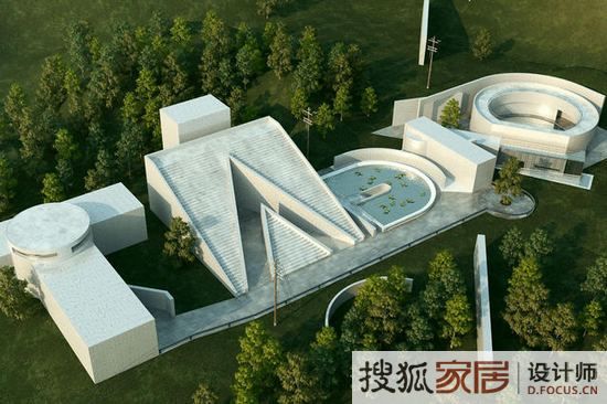 是3D字体还是概念建筑？ 