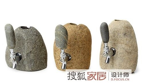 纯手工打造 全新石质原生态饮水器设计