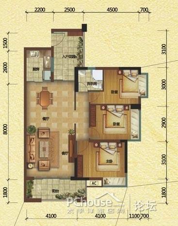 精装90平3房2厅 打造个性北欧范三口之家(图) 