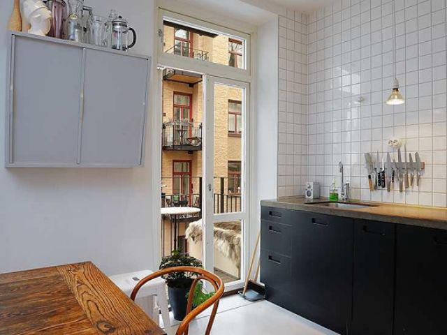 充满书香的北欧风情 斯德哥尔摩的公寓(图) 