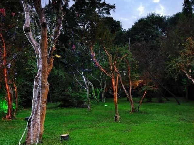 杜甫草堂夜景景观照明欣赏 