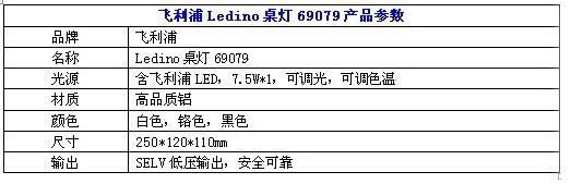 飞利浦Ledino桌灯69079