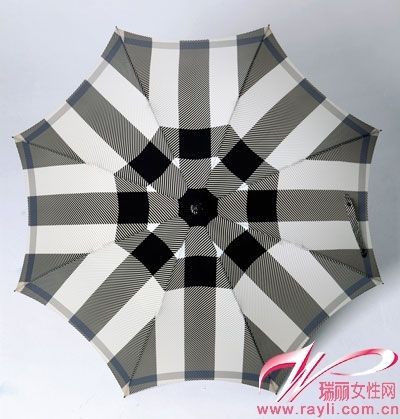 经典格纹雨伞