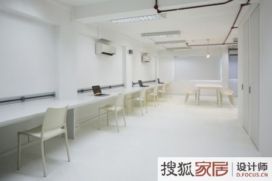 空间结构巧设置 极其简约廋型办公Office 