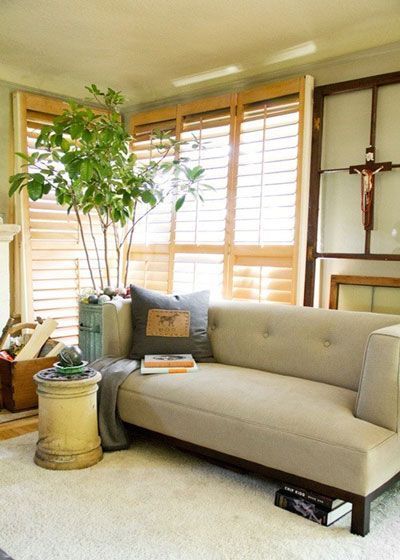 米色真皮沙发,不仅时尚,而且超具质感,提升家居的品味