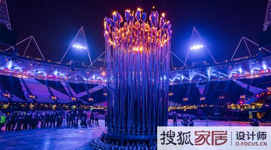 伏笔两年 设计师倾力打造伦敦奥运主火炬 