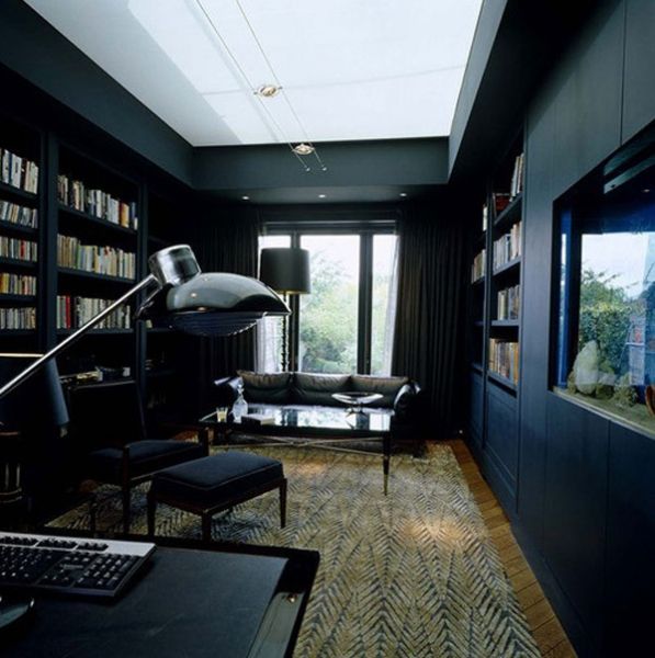 摩登风格  22个黑色墙壁的现代室内设计 