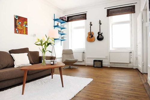 充满音乐的现代公寓 82平米实用家居设计 