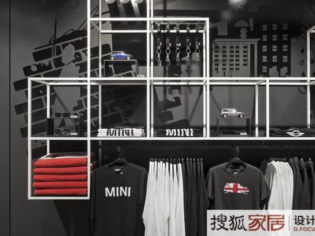 伦敦MINI pop-up store展厅 时尚潮流的室内 