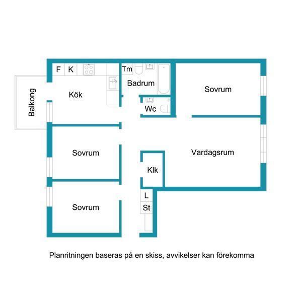 独特配色方案 北欧风格86平米四室住宅(组图) 