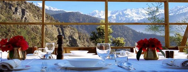 美酒与风景并存 喜马拉雅山的半山小屋(组图) 
