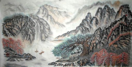 春之歌 133X68CM 2012年