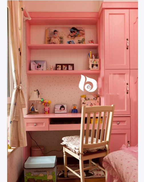 95平童话般的英式田园！ 超赞粉红色公主衣柜 