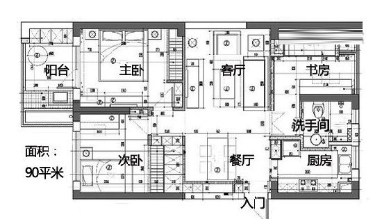 免费送你20平 精明主妇6万装90平三房(图) 