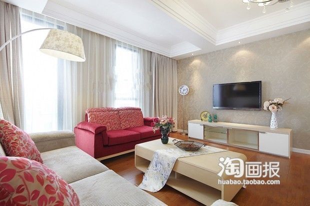 优雅中式镂花家品 9万装温馨简约婚房（图） 