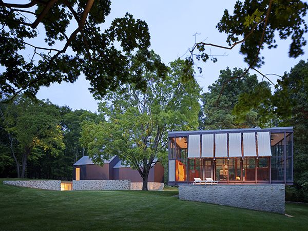 康涅狄格州创意绿色住宅设计 与自然恋爱 