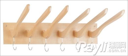 PT（图逗）木衣架双用挂钩