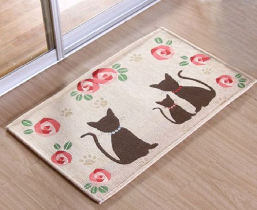 猫咪图案地毯