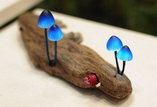 超萌的蘑菇造型LED灯