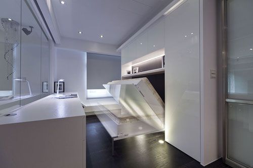 设计总监马健凯加强暗色调厨房的深邃感，衬托餐厅Lounge Bar概念的视觉强度