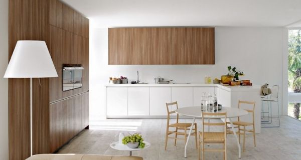 现代简单主义 意大利Elmar Cucine的现代厨房 