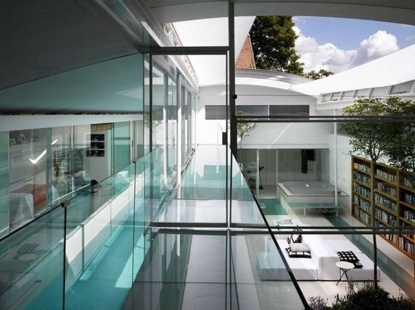英国盖顿道住宅：伸缩玻璃内的奢华洞天(图) 