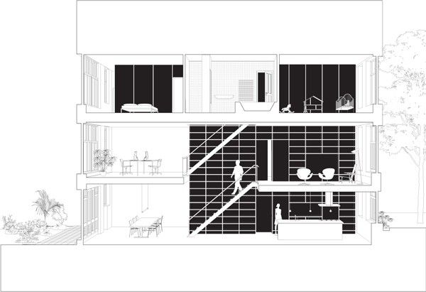 大胆设计 荷兰鹿特丹三层垂直Loft(组图) 