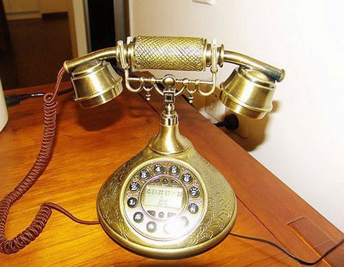 古董电话机没有呼应物