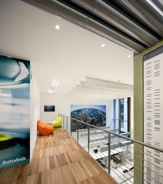 拼花地板清新活力 Autodesk的米兰办事处(图) 