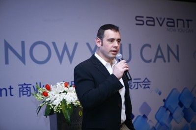 Savant大中华区销售总监Eric Pastore 先生致辞