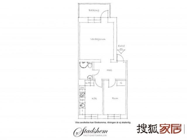 50平米黑白现代公寓 深色墙纸装点北欧家 