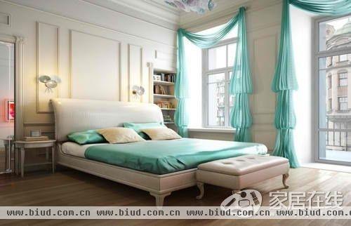 彩色窗帘安装8例 让家散发知性优雅魅力