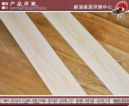 本期评测产品：圣象总统山白蜡木实木复合地板