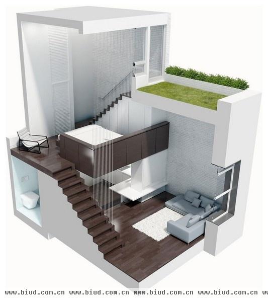 曼哈顿公寓大改造 深棕地板点缀奢华空间(图)