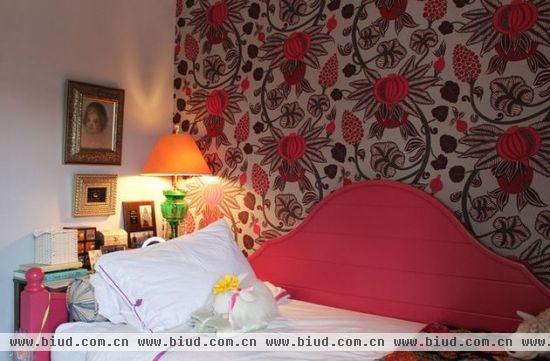 花朵壁纸装饰卧室背景墙 120P美式住宅暖人心