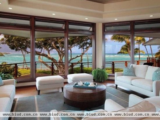 夏威夷海滨住宅 完美三居室的私人小屋(组图)