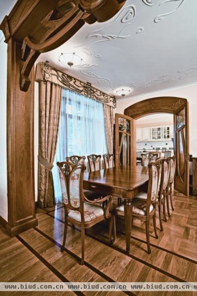 120平莫斯科新艺术运动风格设计装饰公寓